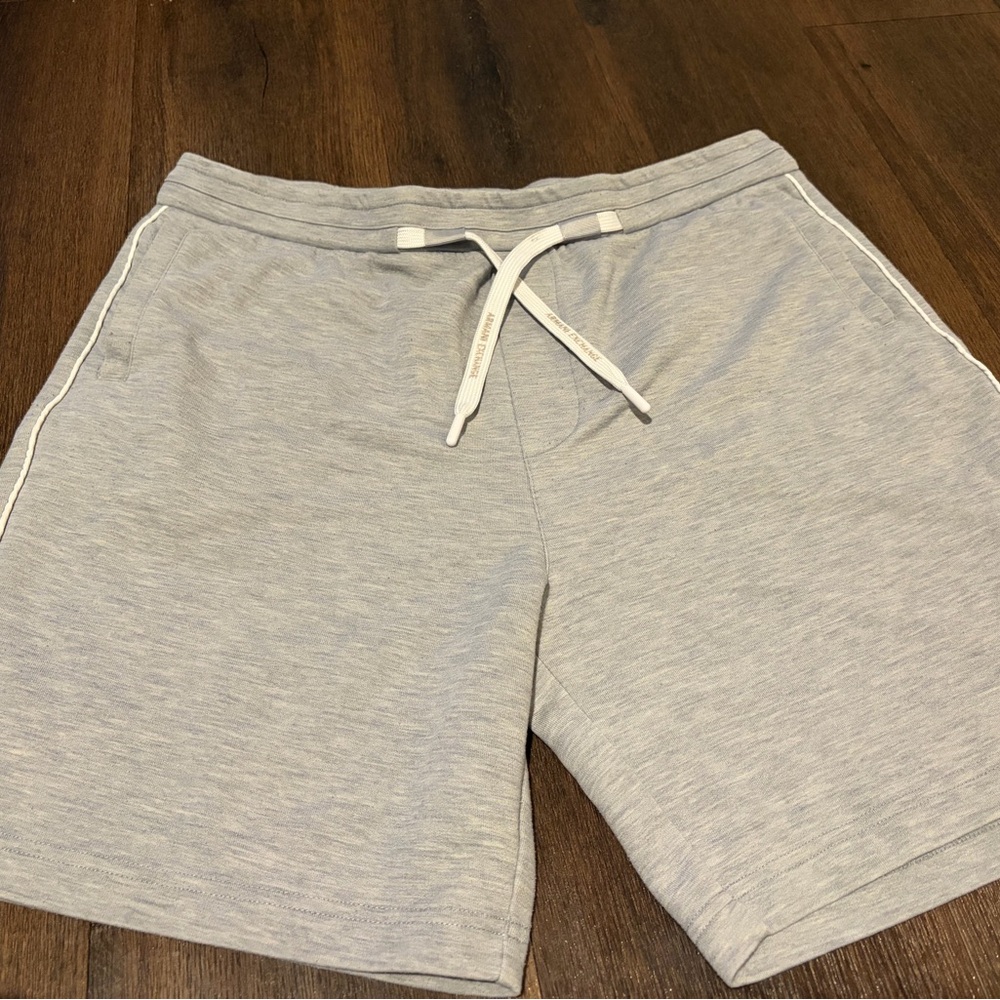 Armani Exchange Light Gray Athletic Shorts